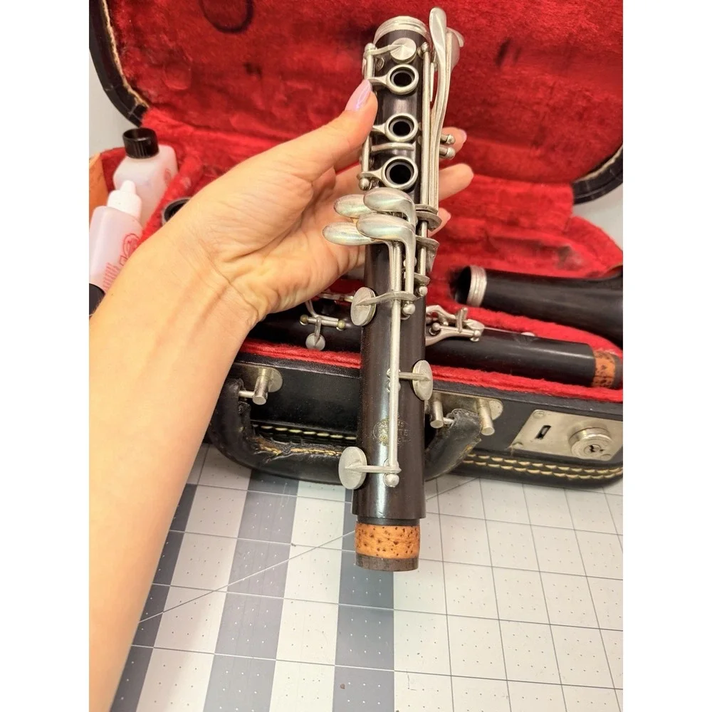 Evette Paris by Buffet Crampon Wood Bb Clarinet France Case D6384